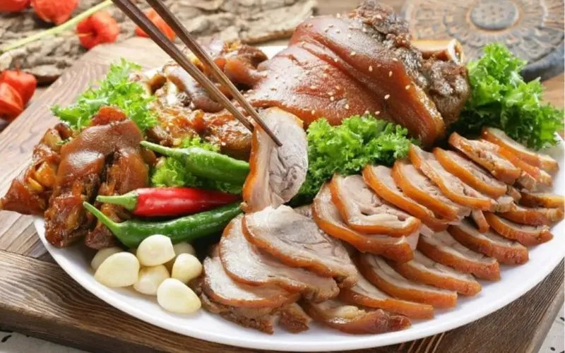 Lợn cắp nách nướng