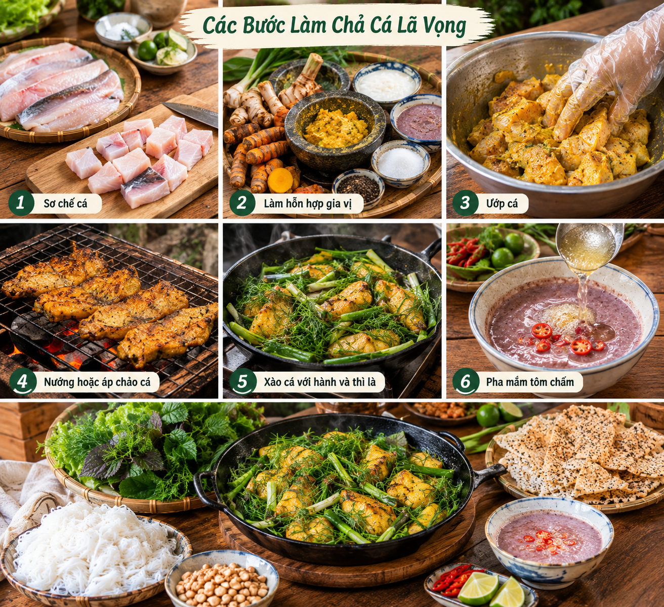 Cách Làm Chả Cá Lã Vọng