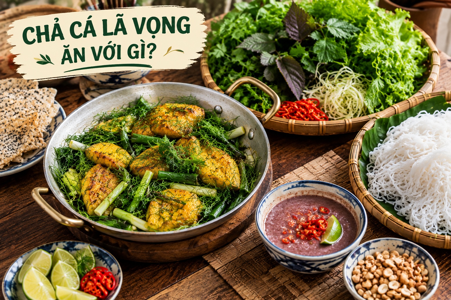 Chả Cá Lã Vọng Ăn Với Gì?